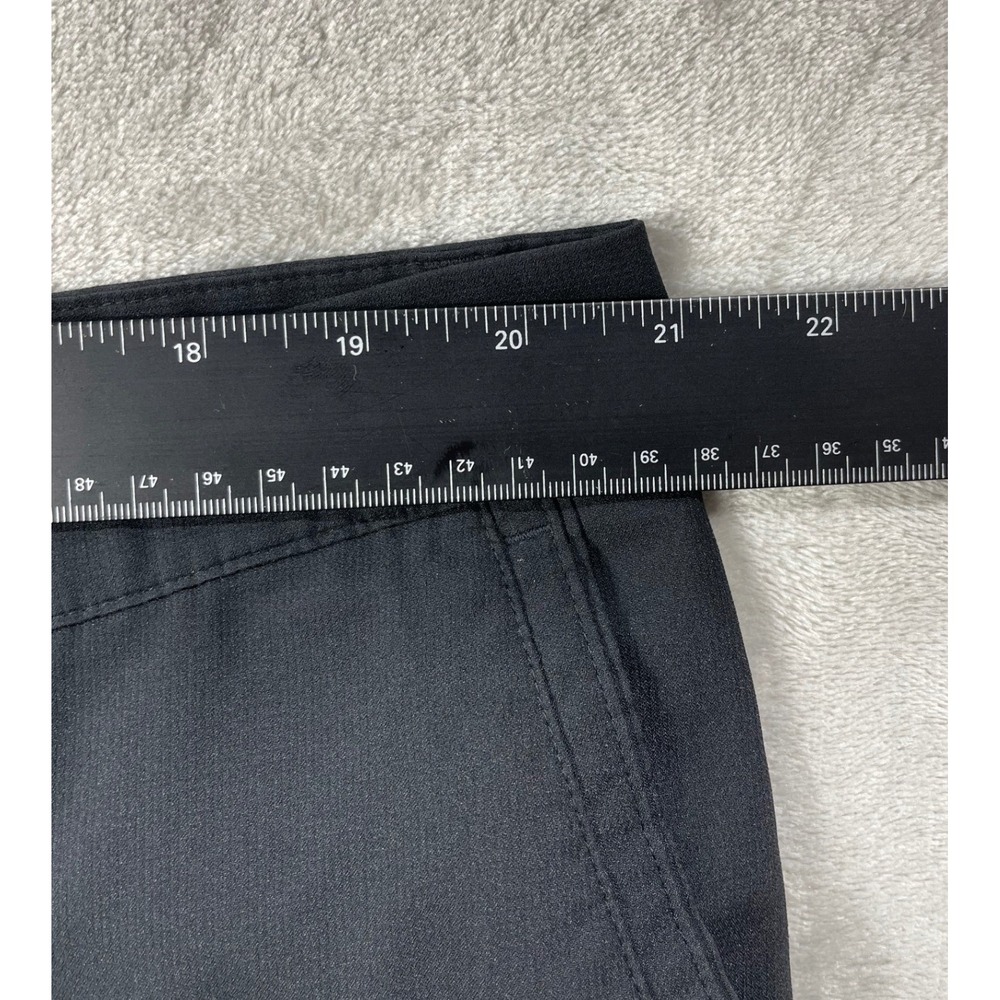 Adidas Golf Pants Men 40x32 Black Performance Flat Front Trousers - Picture 5 of 9